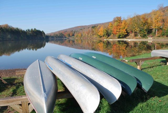 Frost Valley YMCA canoes